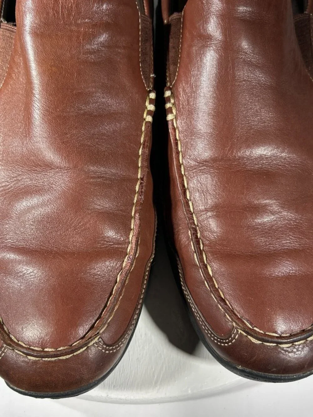 Cole Haan Tucker Venetian Mens Loafers Slip On Leather Shoes Size 15 M Brown CH